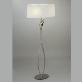 LAMPADAR LUA SATIN NICKEL