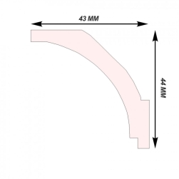 Cornisa decorativa DUROTEC