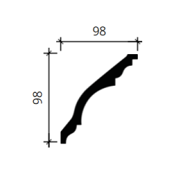 Cornisa decorativa poliuretan